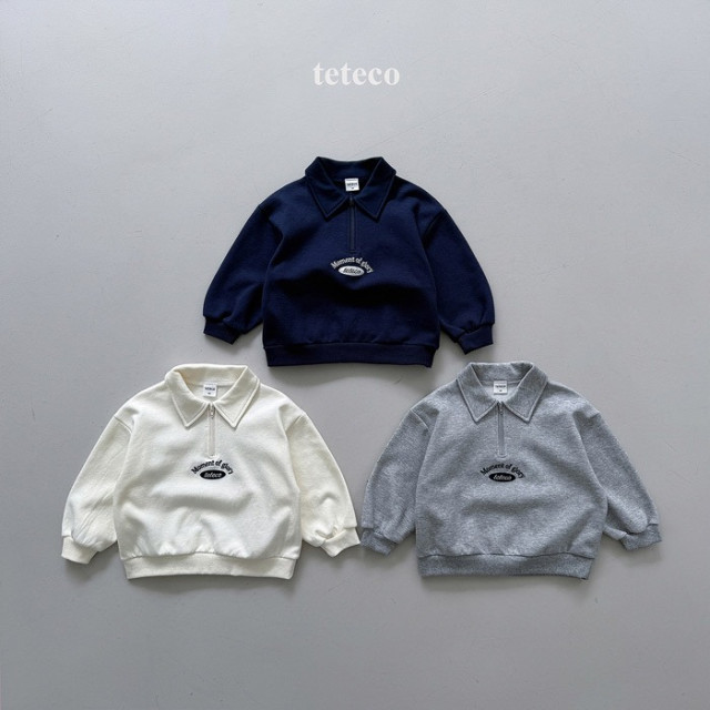 『正韓』POLO領半拉鍊休閒上衣