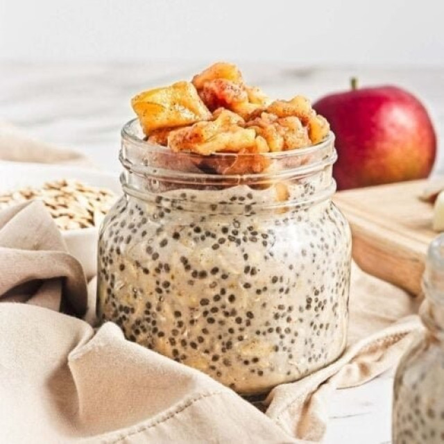 PRANA Chia Love 有機奇亞籽高蛋白隔夜燕麥｜楓糖蘋果 780g