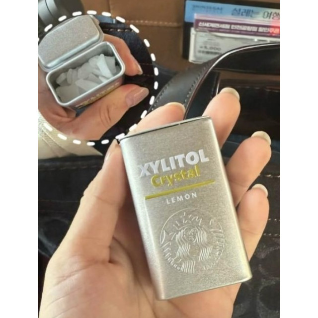 韓國限定 Starbucks 星巴克木醣醇水晶檸檬糖 28g 2盒/組