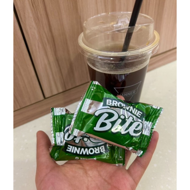 韓國 ORION Market O ✨ Brownie Bite 濟州抹茶布朗尼 14入