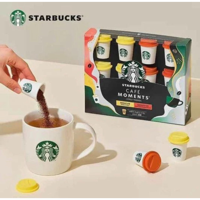 韓國 Starbucks Café Moments 迷你隨行杯即溶咖啡禮盒｜12入