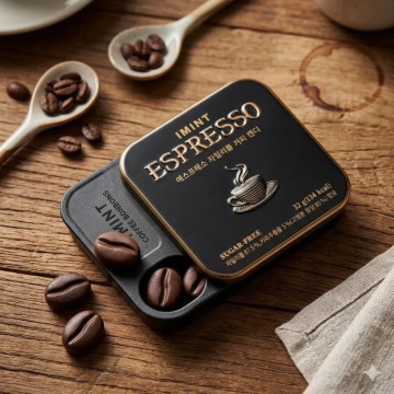 韓國 I'MINT 濃縮義式咖啡木糖醇咖啡糖 32g