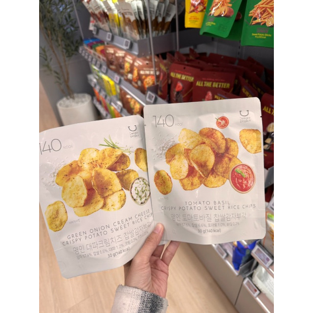 韓國低卡 Delight Project 糯米炸馬鈴薯片 30g