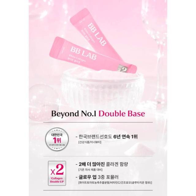 韓國 OY限定🇰🇷 BB LAB × Hello Kitty 夏日聯名 White Collagen 膠原蛋白粉18包