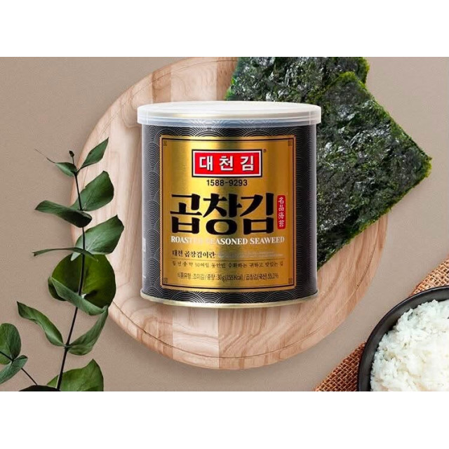 韓國DAE CHUN GIM 大川名品罐裝海苔 30g