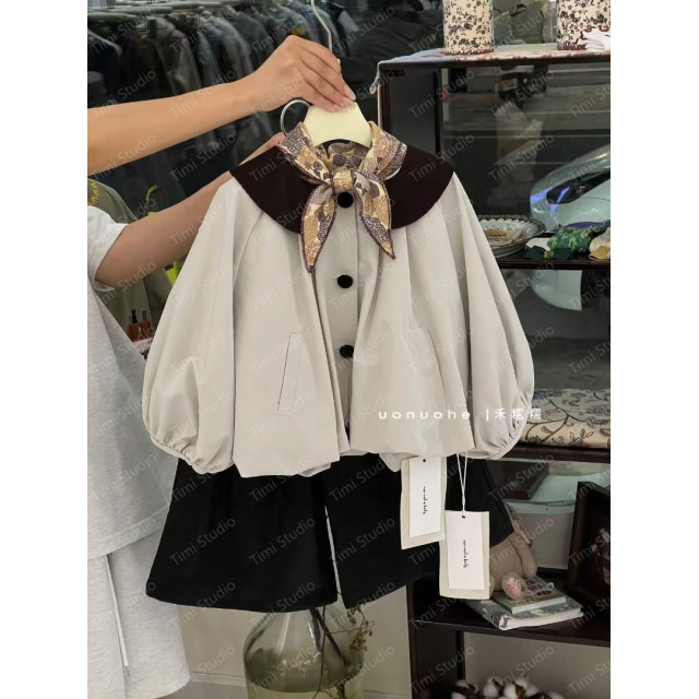 法式小斗篷外套